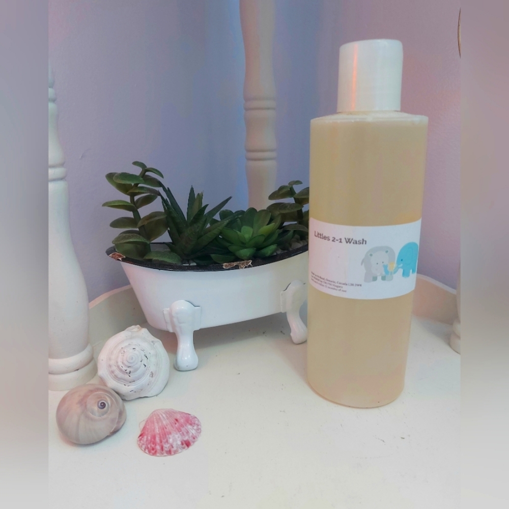 Baby & Toddler natural ingredient Littles 2-1 wash baby wash and shampoo